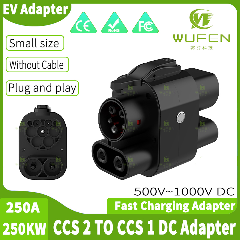 WUFEN CCS2 naar CCS1 250A Adap - Ccs2 To Ccs1 Fast Charge Adapter 250Kw recensie en prijs