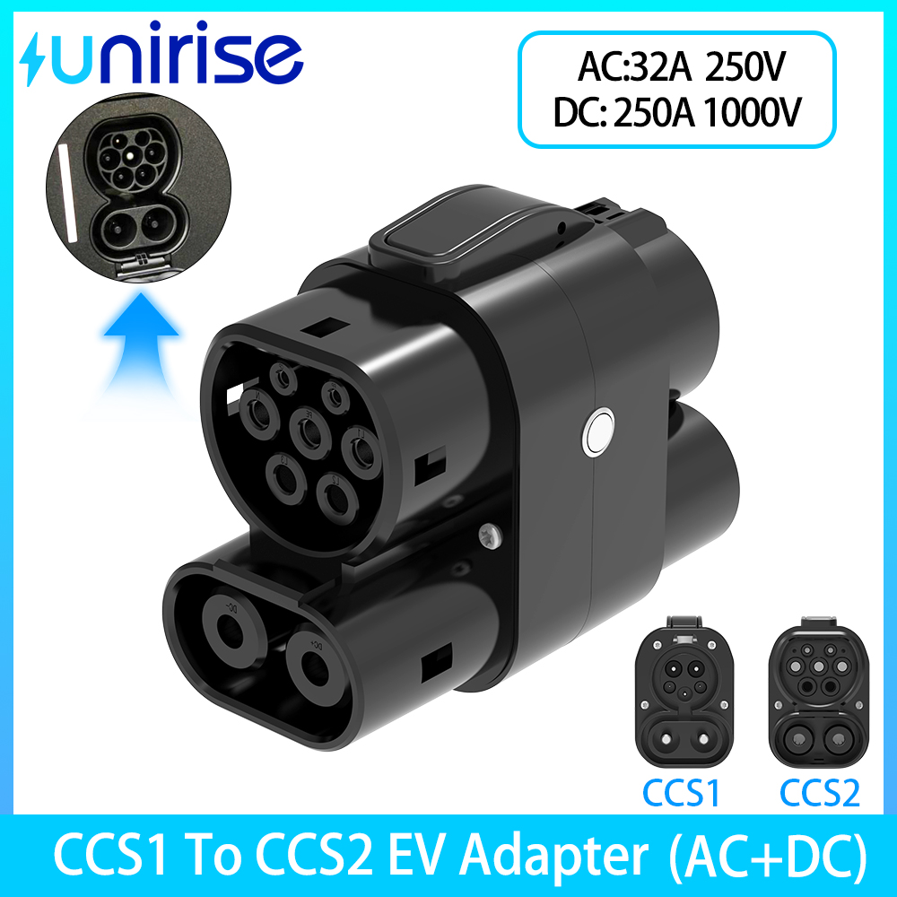 CCS1 naar CCS2 EV-adapter AC+D - Ccs2 To Ccs1 Fast Charge Adapter 250Kw recensie en prijs