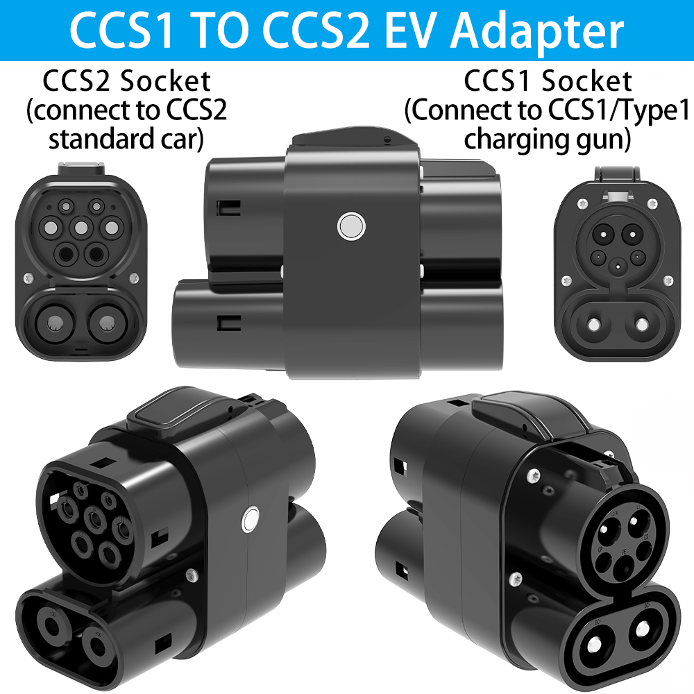 CCS1 naar CCS2 EV-adapter AC+D - Ccs2 To Ccs1 Fast Charge Adapter 250Kw recensie en prijs